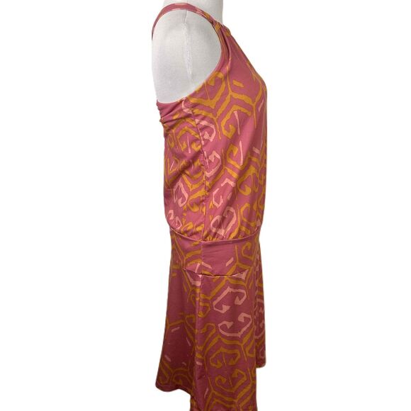 Prana Avore Halter Crossback Sleeveless Halter Drop Waist Dress Size Medium - Picture 6 of 9